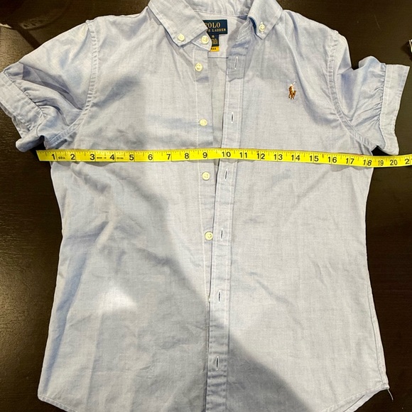 Polo by Ralph Lauren Women’s Blue Short Sleeve Shirt - Picture 5 of 8